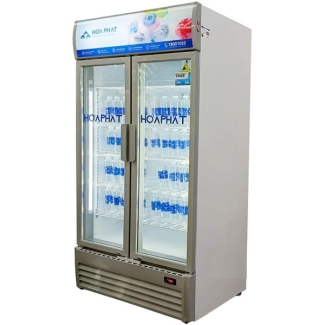 Tủ mát trưng bày Hòa Phát 1 ngăn 2 cánh HSR D6812